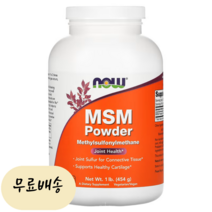 나우푸드(NOW) MSM 1500 엠에스엠 파우더 454g, 1개