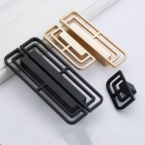 캐비닛 서랍 손잡이 블랙 골드 가구 주방 찬장용 문 하드웨어, 02 Bed Gold-32mm