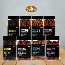 데이스포 헬씨트릿 애견간식 모이스트 버거 100g 증정, 오리와 황태, 600g