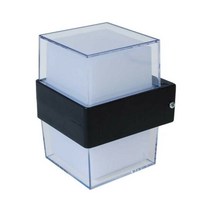 버디 2등 외부 사각 벽등 LED 15W IP65 방수 방진, 전구색