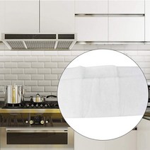 호환용품 흡기배기 2PCS 범위 후드 그리스 필터 오일 방지 스티커 흡수 용지 주방 기기