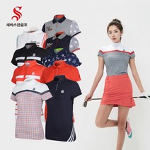 세바스찬골프 여성 골프웨어 봄 여름 라운딩 패션 기능성 반팔 민소매 티셔츠 10종
