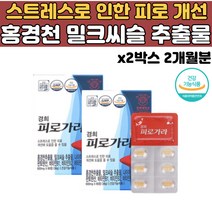 MILKTHISTLE 실리마린 간영양제 홍경천추출물 비타민B 간건강 과 스트레스로 인한 피로개선 밀크씨슬 밀크시슬 씰리마린 나이아신 판토텐산 비타민B 중년 엄마 아빠 추천 선물