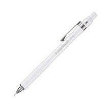 독일 스테들러 가벼운 필기용 저소음 컬러 제도 사프 0.5mm 9g 파스텔화이트 경도표시창, 화이트 샤프