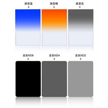 카메라 필터 Grad GND8 ND4 ND2 Z 시리즈 100x150mm 소프트 스퀘어 Lee 및 Cokin Z-Pro 홀더용 Graduated N, 06 Grad GND4