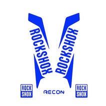 차량셀프도색 자동차보수 RockShox RECON 스타일 자동차 오토바이 산악 자전거 프론트 포크 용 패션 스티커, 06 blue_03 30cm