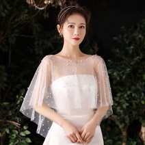 핫핑크니트 하늘색니트 블로썸 원숄더 니트 럭셔리 진주 신부 목도리 화이트 이브닝