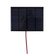 태양광 모듈 미니 태양 전지 패널 3W 12V 소형 셀 폴리 실리콘 보드 휴대용 야외 DIY 태양열 충전기 115x85mm, 01 3W 12V