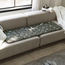 한일 KC인증으로 안전한 3인용 쇼파용 전기방석, 양면 정원 슈퍼쇼파용 전기방석-그레이