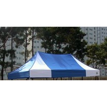 지붕단품(지붕만출고) 방수천 uv가공 뚜껑교체 국내생산 카라반캐노피 천막텐트 천교체, 2.4X3.6m, 적색