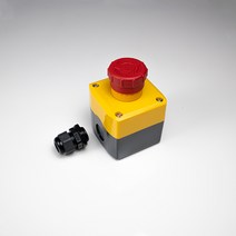 BXA-22/1/Y 옐로우 스위치박스 22mm 푸시버튼호환 비상정지스위치 보호커버