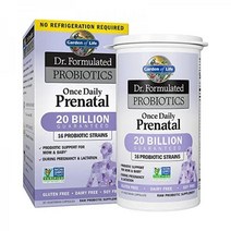 가든오브라이프 Prenatal 프로바이오틱스 200억 CFU 유산균 30 베지 캡슐, Shelf Stable