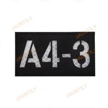 무선호출기 호출기 번호 호출 기호 패치 적외선 Mu m 1/2/3/6 9 전술 군사 배, 02 A4-3