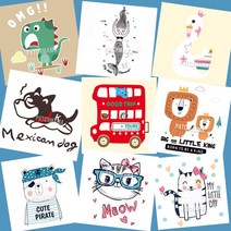 다이찌몰 깜찍발랄 캐릭터 전사지 의류 열 전사필름, 155번 윙크 부엉이, 1개