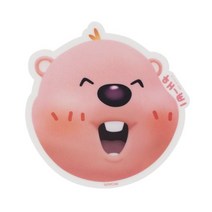 로이체 잔망루피 PVC 원형 마우스패드, 혼합색상, 2개