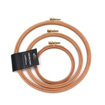 당일출고/프랑스자수 프리미엄 원목수틀 105mm 125mm 155mm -내츄럴브라운