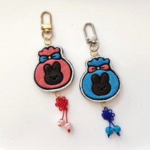 토끼복주머니 커피박키링키트