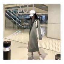 여성후드원피스 1P 여자 롱 단추 오버핏 편한 치마