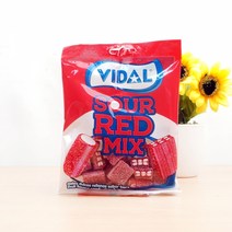 비달 사우어 레드믹스 젤리 100g, 1개