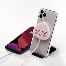 카카오 프렌즈 흡착식 무선 충전기 패드 라이언