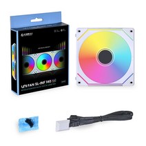 리안리 UNI FAN SL-INF 140 RGB (1PACK) 시스템 케이스 쿨러 (화이트)