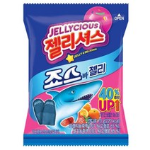 칠성 워터젤리 젤리추천 롯데 죠스바젤리 젤리셔스 과일젤리 대용량젤리 70G 8개, 23세트