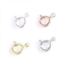 [비즈담] 순은 silver 5.5mm 에스알(SR) [4컬러], 무도금