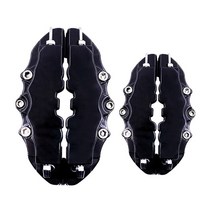 캘리퍼커버 디스크 라이닝 커버 도색Caliper Covers Red Universal For Car Styling Kit Wheel Hub Modific, 01 black M