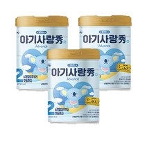 남양유업 아기사랑수 2단계 750g 3캔