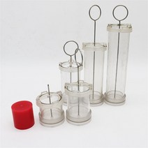 4/6/8/10cm DIY 실린더 기둥 양초 수제 공예 만들기 금형 도구 세트 원통형 원료, 27 10x20cm
