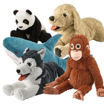 이케아 IKEA 동물 인형 모음 애착인형, 허스키, 26cm