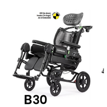 기능형 휠체어 주디타 Juditta / 틸트 & 리클라이닝 수동휠체어 B30 B60, 블랙프레임, 1개