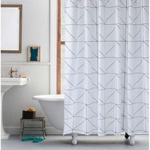 욕조 욕실 샤워 실 파티션 다이소 화장실 커튼 가림막, 29_러버 M120x180/YS-63