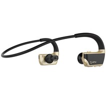 스포츠 러닝 MP3 일체형 리어밴드 메모리 블루투스이어폰, 골드 J2