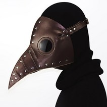 할로윈 전염병 의사 흑사병 새부리 마스크, HG074 커피