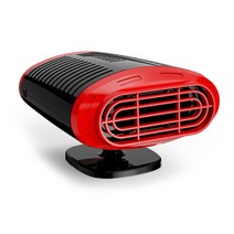 자동차 히터 전기 난방 팬 12V 150W 윈드 실드 DEMISTER DEMISTER DEFROSTER, 빨간색