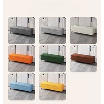 병원 대기실 홈 도어 라이트 럭셔리 스토리지 스툴 롱 소파 직사각형 침대 스틀, 80x40x40(cm)오렌지 나파가죽(비보관)