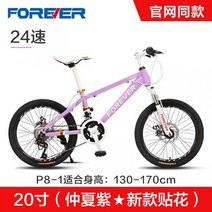 20/22 인치 가변 속도 청소년 오프로드 P8-1산악 자전거 mtb 팻바이크 스타일 style, 20 인치, E24단