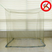 국산 솔잎향 (카키색) 사각 모기장 솔표 실내 야외 방충망, 1개