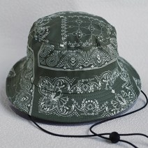 오버핏 페이즐리 버킷햇 모자 등산모자 Overfit Paisley Bucket Hat
