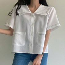 아이우먼 스티치세라블라우스 TGK203M306 빅사이즈