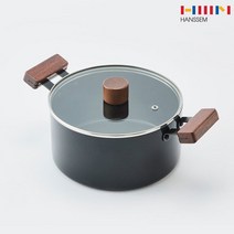 [한샘] 블랙 심플 양수냄비 20cm, 상세 설명 참조, 제품:한샘 0217088 블랙심플 양수냄비 20cm