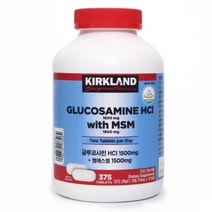 커클랜드 시그니춰 글루코사민HCI1500mg+엠에스엠1500mg, 상세페이지 참조, 상세페이지 참조