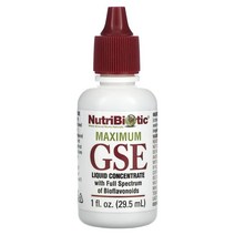 뉴트리바이오틱 맥시멈 GSE 액상 농축물 29.5ml, 3병, 5ml