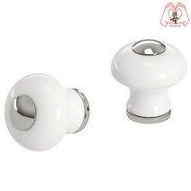 이케아 가구손잡이 히스훌트 2개 도자기제 화이트 23mm 문고리 서랍 싱크대 신발장 옷장 수납장 부속