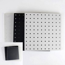 페그보 타공판 페그보드 욕실타공판 책상타공판, 흰색