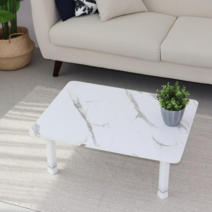 800*600 로아공방 접이식 테이블 2인용, 기본철사다리 화이트, 블랙