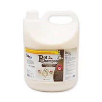 V 강아지 애견카페 4L 말통 샴푸 저자극 가려움증 푸들미용 댕댕이 강쥐, 1개, 4000ml