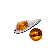 볼보트럭부품 5x 12v 24v amber led 캡 루프 탑 마커 러닝 라이트 클리어런스 라이트 for truck suv lorry caravans trailer for, 호박색 케이스, 12V DC