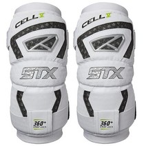 STX Lacrosse Cell V 암 패드 쌍 화이트